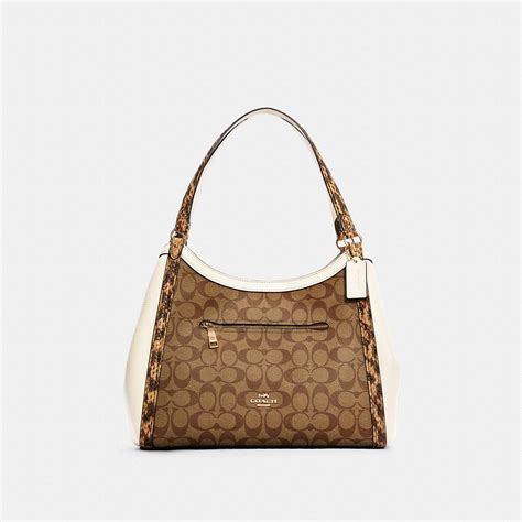 coach tasche kristy|/ Kristy Shoulder Bag In Colorblock Signature Canvas .